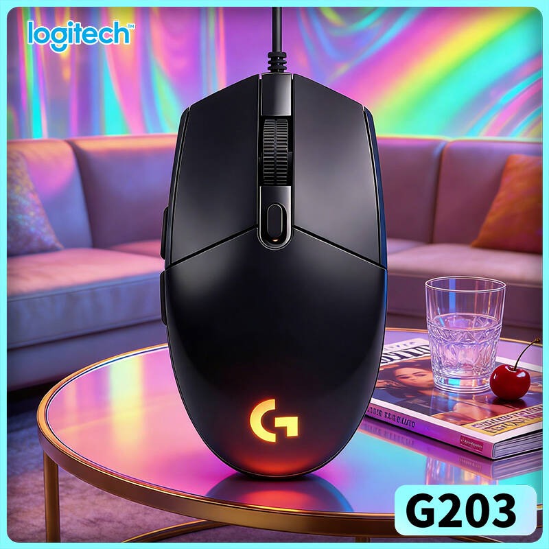 Pc Gaming Logitech - ロジクール G203 LIGHTSYNC ゲーミングマウス 8000 DPI