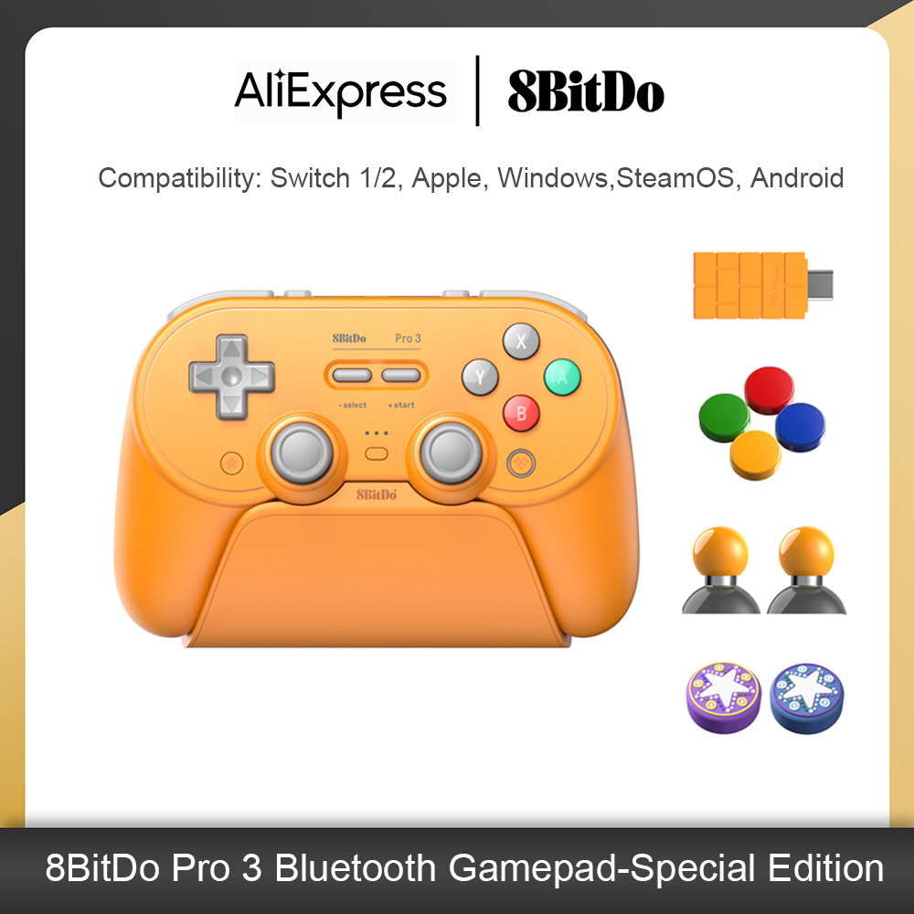 Pc Gaming Apple - 8BitDo Pro 3 Bluetooth ゲームコントローラー Switch