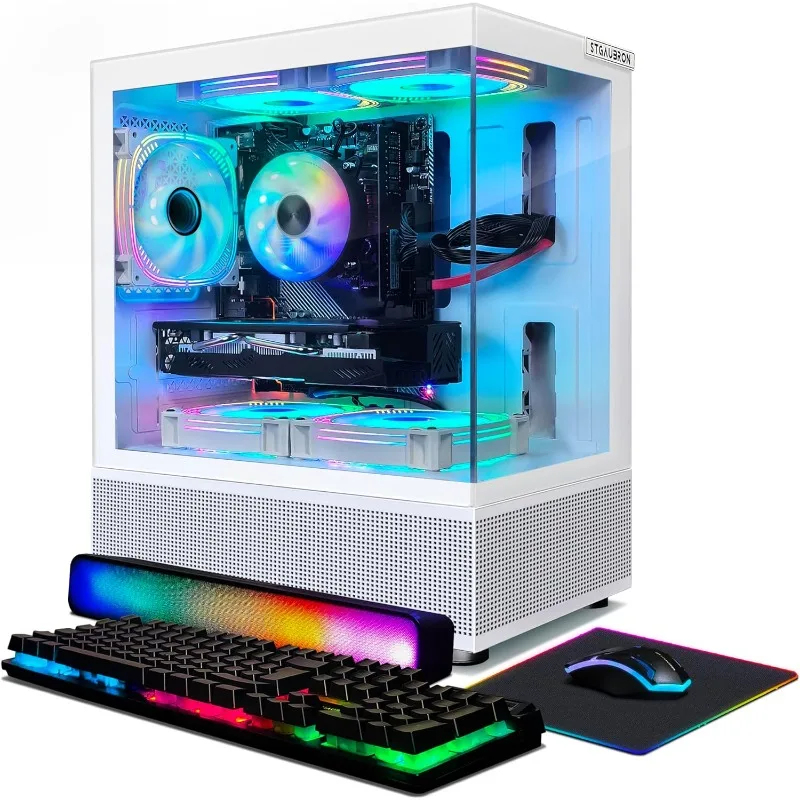 Pc Gaming Intel Core I7 - ゲーミングデスクトップPC、Radeon RX 580 16G、Core i7-6700 最大4.0GHz、32GB