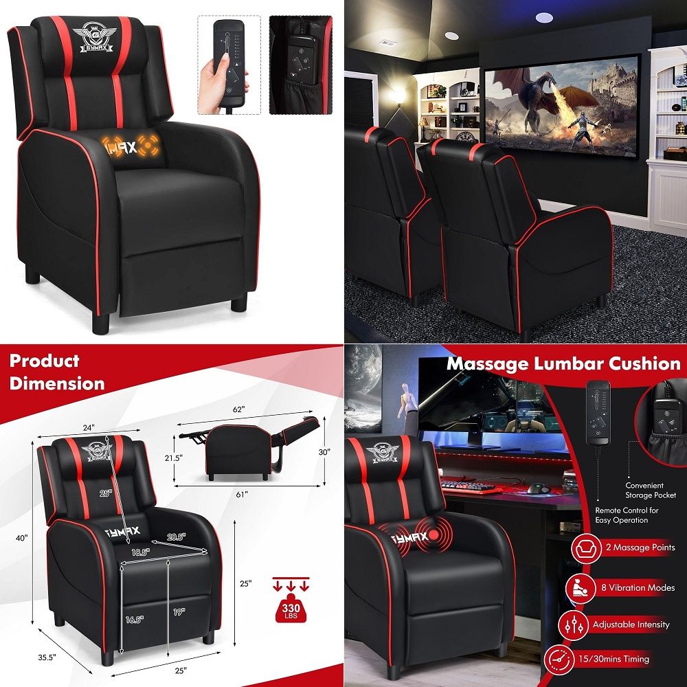 Gaming Chair - 背の高いオフィスチェア、フットレスト付きエグゼクティブ人間工学に基づいたコンピューターゲームチェア、ペット用フリップアームレストと追加スペース、クリスタ