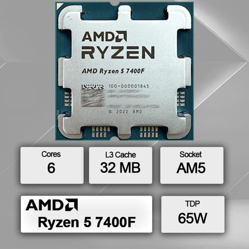 RGBビルド用ゲーミングCPU R5 7400F AM5 6 - Pc Gaming Cpu のレビューと価格