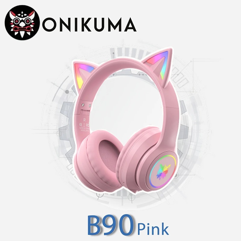Onikuma B90 ピンク猫耳ゲーミングヘッドセット R - Pc Gaming Apple のレビューと価格