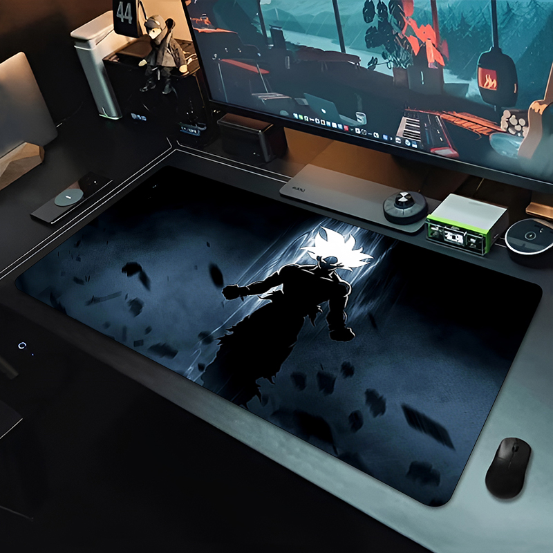 DBZ ブラックアニメマウスパッドドラゴンボール大型 PC  - Pc Gaming Keyboard And Mouse のレビューと価格