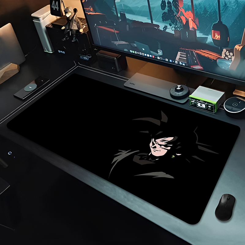 DBZ ブラックアニメマウスパッドドラゴンボール大型 PC  - Pc Gaming Keyboard And Mouse のレビューと価格