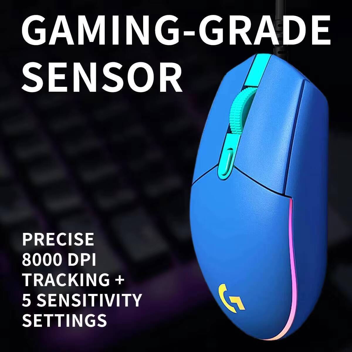 ロジクール G203 LIGHTSYNC ゲーミングマウス  - Pc Gaming Logitech のレビューと価格