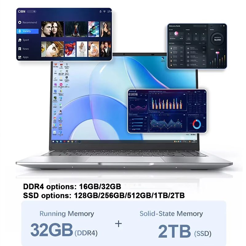 新型超薄型ノートパソコン 14.1インチ 16GB RAM  - Pc Gaming I9 のレビューと価格