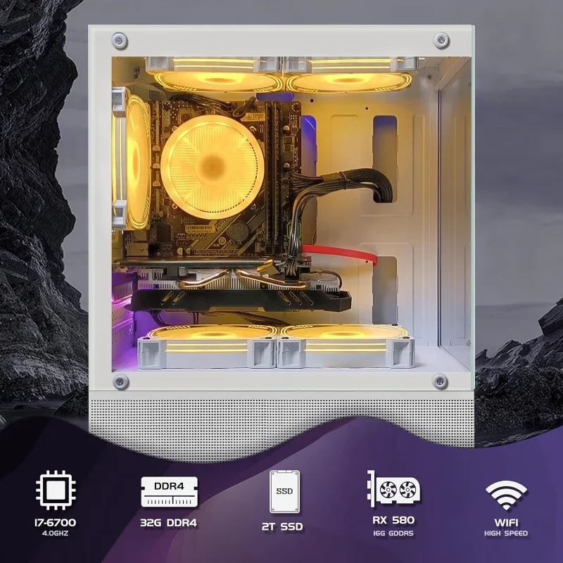 ゲーミングデスクトップPC、Radeon RX 580 16 - Pc Gaming Intel Core I7 のレビューと価格