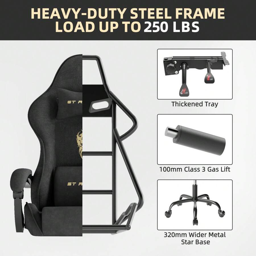 ハイバックゲーミングチェア、大人向け人間工学に基づいたゲーマ - Gaming Chair のレビューと価格