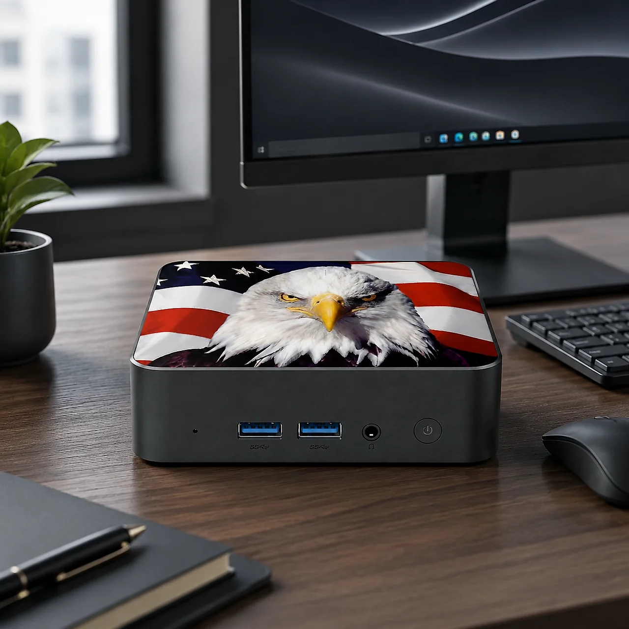 カナダ国旗デザインの超薄型ミニデスクトップPC 2026 C - Pc Gaming I9 のレビューと価格