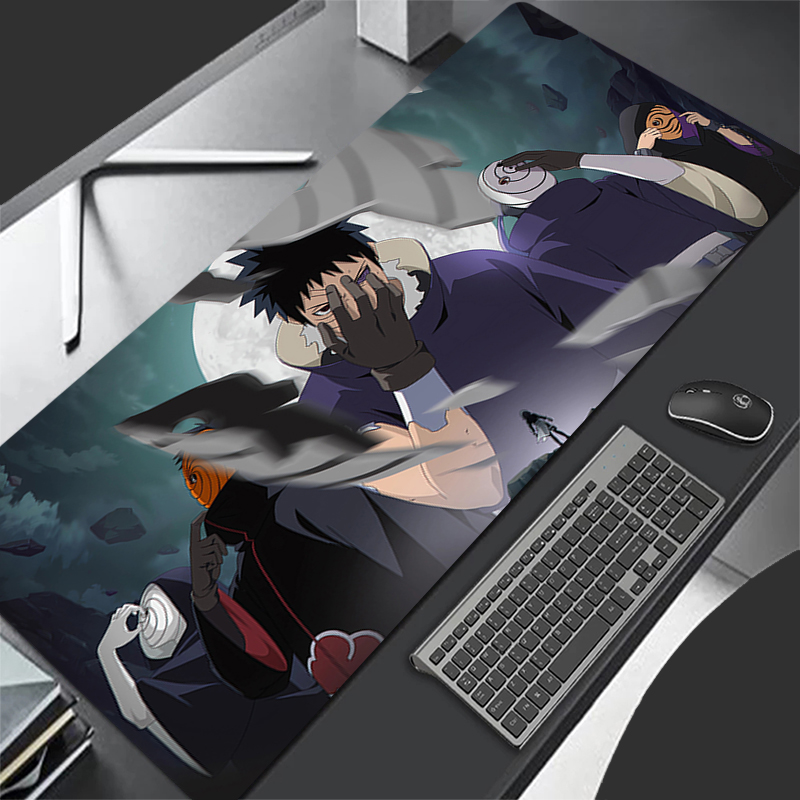 マウスパッドアニメカーペ大型ナルトうちはオビトPCゲーマーコ - Pc Gaming Keyboard And Mouse のレビューと価格