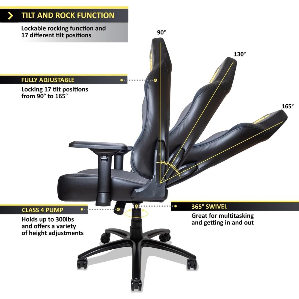 人間工学に基づいたリクライニングゲーミングチェア（ビッグ＆ト - Gaming Chair のレビューと価格