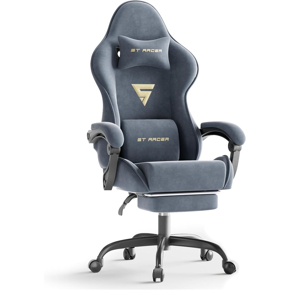 人間工学に基づいたゲーミングチェア、フットレストとマッサージ - Gaming Chair のレビューと価格