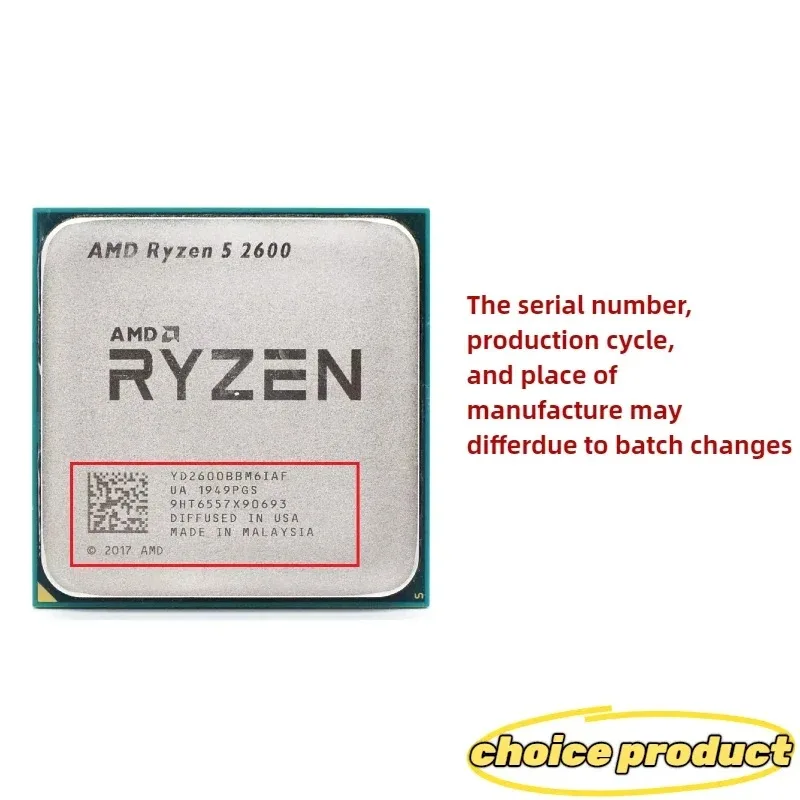 AMD Ryzen5 2600 AM4インターフェース搭載コ - Pc Gaming Cpu のレビューと価格