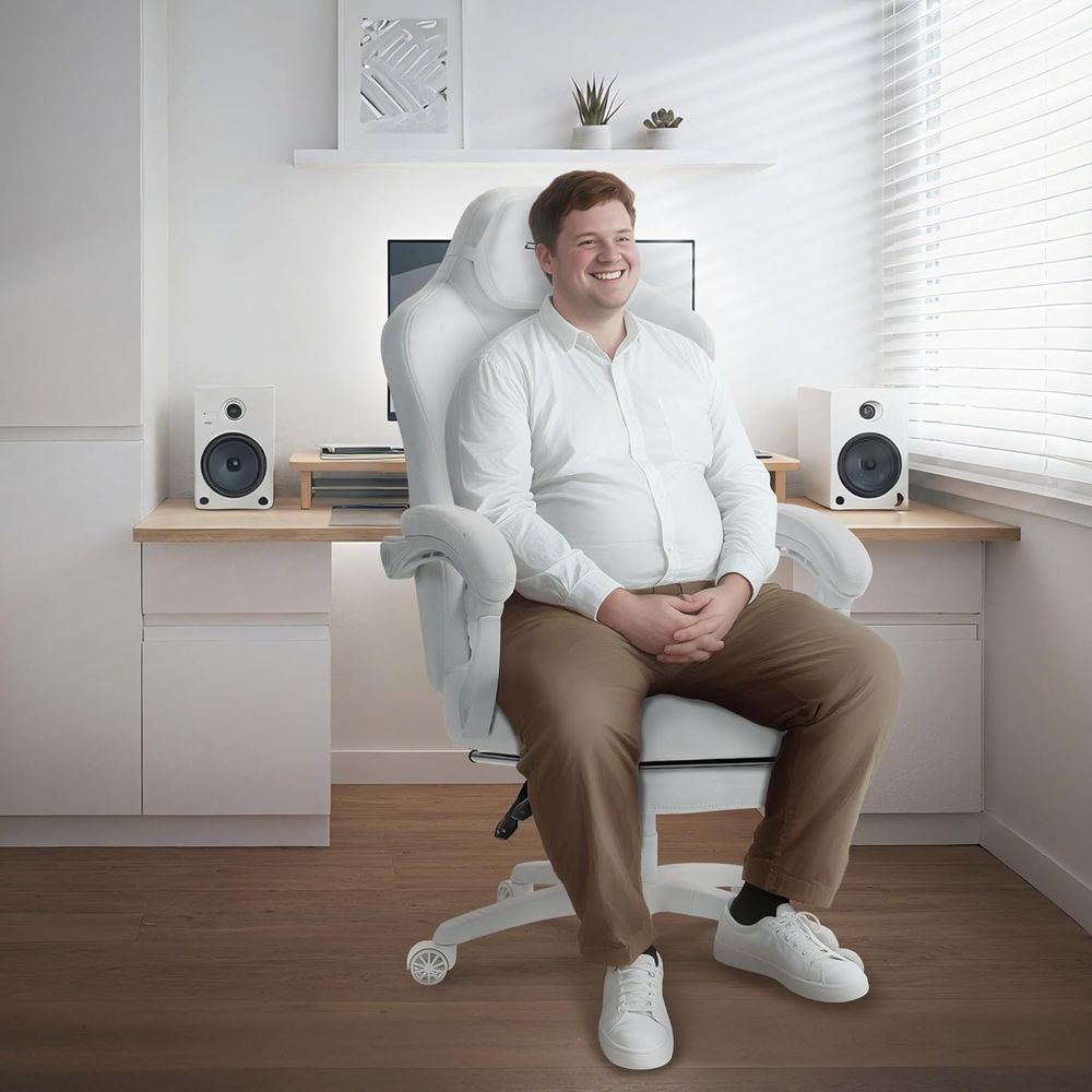 人間工学に基づいたハイバックスエードゲーミングチェア、スプリ - Gaming Chair のレビューと価格