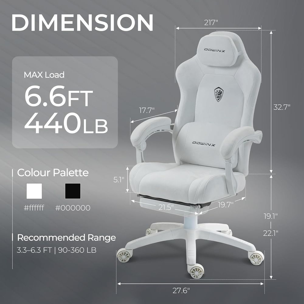 人間工学に基づいたハイバックスエードゲーミングチェア、スプリ - Gaming Chair のレビューと価格