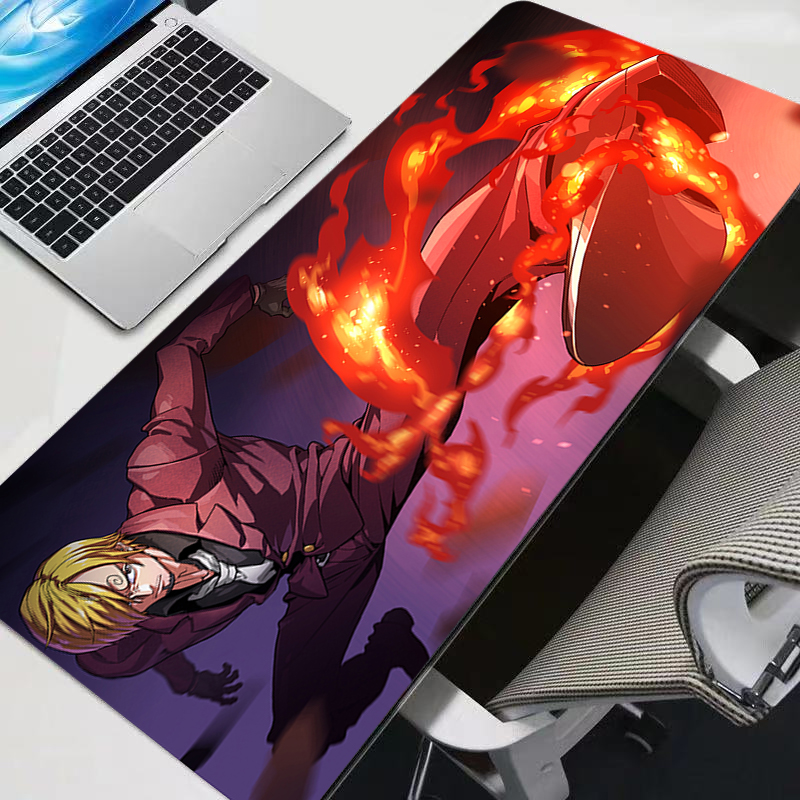 コンピュータマウスパッドゲーミングワンピースサンジアニメマウ - Pc Gaming Keyboard And Mouse のレビューと価格