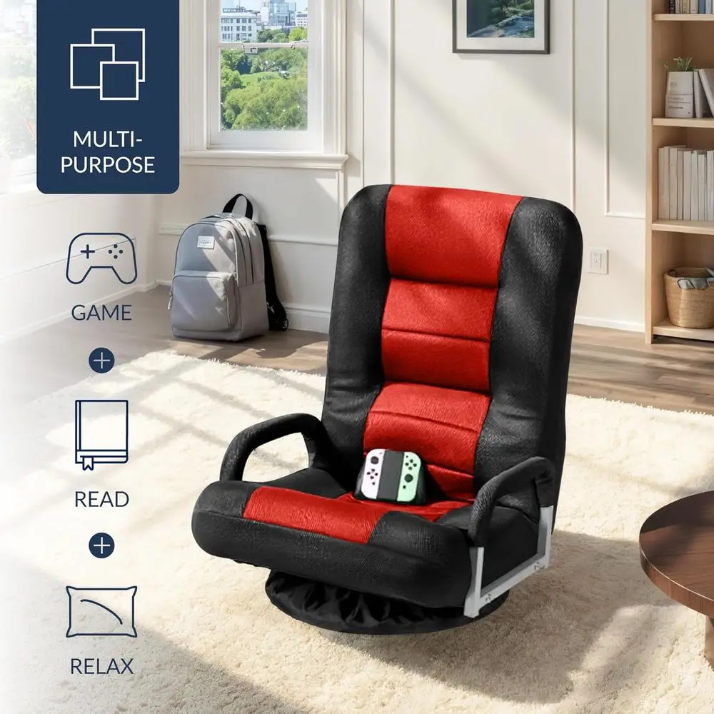 360 °   人間工学に基づいたスイベルチェア、ランバーサ - Gaming Chair のレビューと価格